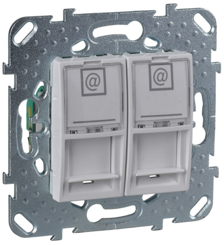 Розетка компьютерная без рамки Schneider Electric Unica 2-м. RJ45+RJ45 5e белый, Schneider Electric, купить, цена, доставка, безопасность Розетка компьютерная без рамки Schneider Electric Unica 2-м. RJ45+RJ45 5e белый Schneider Electric — купить по цене от 2 153 ₽ | ПрофБезопасность