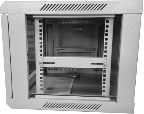 Шкаф настенный 19″ Netko WMA 9U (600х450х500) серый, собранный фото 3
