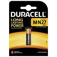 Элемент питания Duracell 27A MN27 LR BL1 (батарейка)