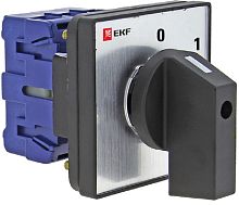 Переключатель кулачковый EKF PROxima ПК-1-13 3п 25А на 2 положения "0-1"