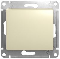 Выключатель кнопочный без рамки Systeme Electric Glossa 1-кл. бежевый Systeme Electric — купить по цене от 353 ₽ | ПрофБезопасность