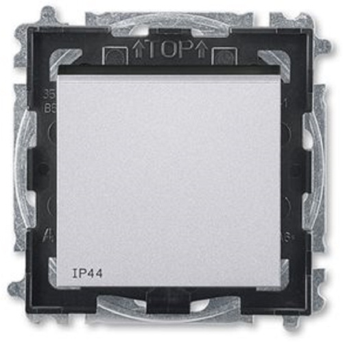 Переключатель без рамки ABB EPJ Levit 1-кл. перекрестный IP44 серебро/дымчатый чёрный ABB — купить по цене от 1&nbsp;013 ₽ | ПрофБезопасность