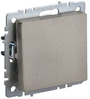 Переключатель без рамки IEK Brite ВС10-1-6-БрШ 1-кл. проходной шампань