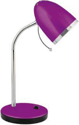 Светильник настольный Camelion KD-401 220В Е14 40Вт Фиолетовый Camelion — купить по цене от 940 ₽ | ПрофБезопасность фото 2