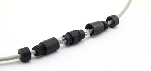 Соединительный модуль RJ45, cat.6, герметичный (IP68), цанг зажимы, экранированный, черный Netko Netko — купить по цене от 890 ₽ | ПрофБезопасность