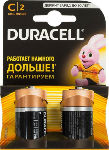 Элемент питания Duracell LR14 Basic BL2 C (цена за 1 шт.) (батарейка)