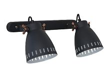 Светильник настенный Camelion New York WML-428-2 С02 2х E27 40Вт 230В Черный Camelion — купить по цене от 2&nbsp;170 ₽ | ПрофБезопасность