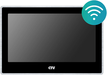 Монитор видеодомофона CTV-M5702 Wi-Fi черный