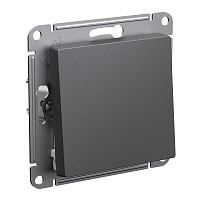 Переключатель без рамки Systeme Electric AtlasDesign 1-кл. проходной базальт