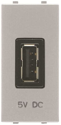 Розетка USB тип A без рамки ABB Niessen Zenit 1-м. 1 мод. 2000 мА N2185.2 PL серебро ABB — купить по цене от 4&nbsp;632 ₽ | ПрофБезопасность