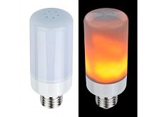 Лампа светодиодная декоративная с типом свечения «эффект пламени» ТМ Uniel LED-L60-6W/FLAME/E27  Uniel — купить по цене от 650 ₽ | ПрофБезопасность