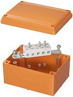 Коробка огнестойкая DKC Vulcan 150x110x70мм 5x16мм без сальников IP56 оранжевый картинка