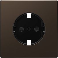 Лицевая панель Schneider Electric Merten D-Life для 1-м. розетки 220Вт мокко