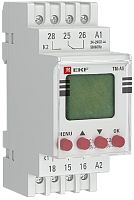 Реле времени электронное на DIN-рейку EKF PROxima TM-АS астрономическое 16А 24-264В