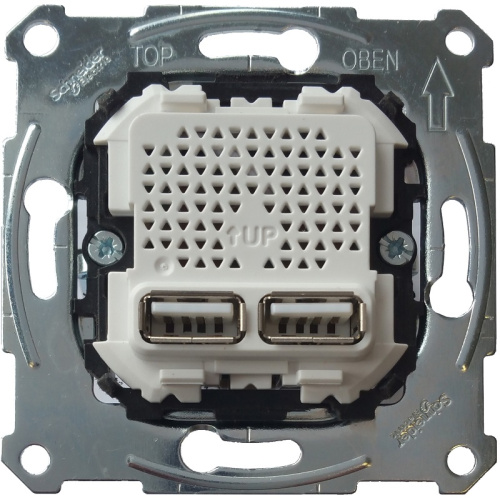Розетка USB тип A+A без накладки без рамки Schneider Electric Merten System M 2-м. 2100мA Schneider Electric — купить по цене от 5&nbsp;675 ₽ | ПрофБезопасность