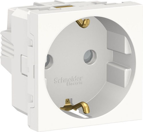 Розетка с заземлением без рамки Schneider Electric Unica Modular 1-м. белый, Schneider Electric, купить, цена, доставка, безопасность Розетка с заземлением без рамки Schneider Electric Unica Modular 1-м. белый Schneider Electric — купить по цене от 225 ₽ | ПрофБезопасность