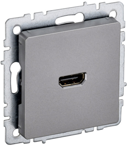Розетка HDMI без рамки IEK Brite РHDMI-0-БрС 1-м. сталь, IEK, купить, цена, доставка, безопасность Розетка HDMI без рамки IEK Brite РHDMI-0-БрС 1-м. сталь IEK — купить по цене от 1 040 ₽ | ПрофБезопасность