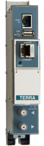 Трансмодулятор IP/QAM Terra miq440   — купить по цене от 76&nbsp;700 ₽ | ПрофБезопасность