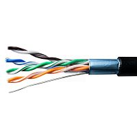 Кабель витая пара SUPRLAN Long Ethernet FTP Cat.5e 4x2x0,64 Cu PE Outdoor 500м