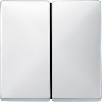 Лицевая панель Schneider Electric Merten Antique для 2-кл. выключателя белый