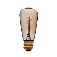 Лампа накаливания Ретро Sun Lumen Vintage ST48 24F5 40Вт E27 золотая  Sun Lumen — купить по цене от 340 ₽ | ПрофБезопасность