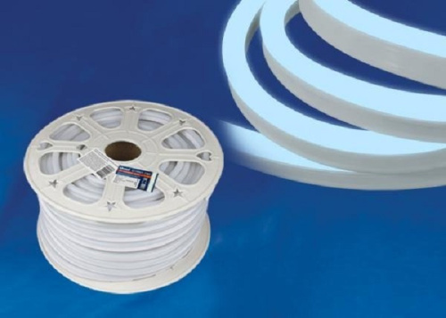 Светодиодная лента 220В Uniel ULS-N21-2835-120LED/mm-IP67-220V-8W/m-DW 8Вт NEON 6500К Uniel — купить по цене от 400 ₽ | ПрофБезопасность