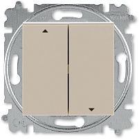 Выключатель жалюзи без фиксации без рамки ABB EPJ Levit 2-кл. кофе макиато/белый ABB — купить по цене от 2&nbsp;150 ₽ | ПрофБезопасность