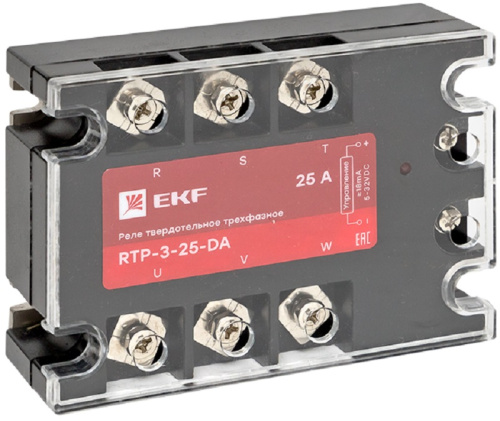 Реле твердотельное EKF PROxima RTP-25-DA 25А 400В DC