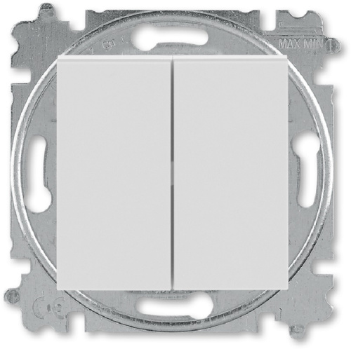 Выключатель без рамки ABB EPJ Levit 2-кл. серый/белый ABB — купить по цене от 596 ₽ | ПрофБезопасность