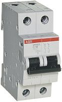 Выключатель автоматический ABB S202 2п 6А C 6кА