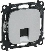 Розетка компьютерная без рамки Legrand Valena Allure 1-м. RJ45 5e алюминий Legrand — купить по цене от 1&nbsp;915 ₽ | ПрофБезопасность
