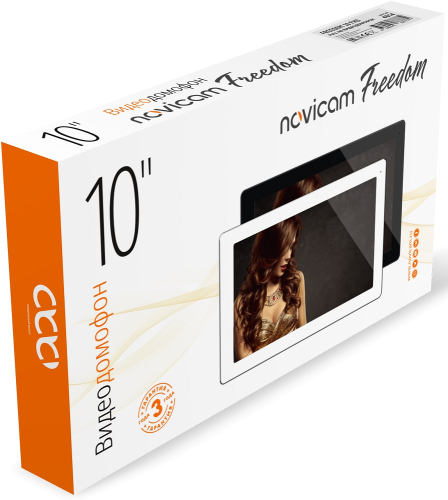 Монитор видеодомофона Novicam Freedom 10 FHD Wi-Fi черный картинка фото 5