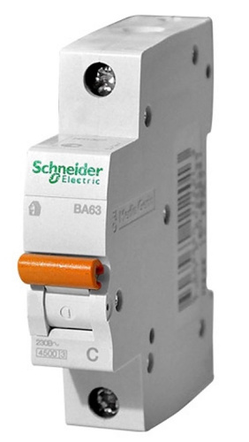 Выключатель автоматический Schneider Electric Домовой 1п C 32А BA63 4.5кА фото 2
