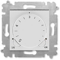Терморегулятор механический с датчиком без рамки ABB EPJ Levit 0С +45С серый/белый