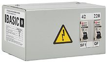 Ящик с понижающим трансформатором ЯТП EKF Basic 220/42В 0,25кВа IP30