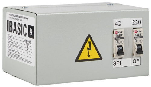 Ящик с понижающим трансформатором ЯТП EKF Basic 220/42В 0,25кВа IP30