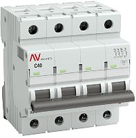 Выключатель автоматический EKF Averes AV-6 4п 40А C 6кА