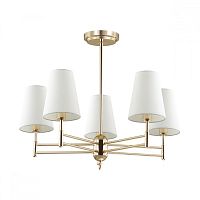 Люстра потолочная пятирожковая Lumion LN20 043 E14 220В Золото Lumion — купить по цене от 13&nbsp;380 ₽ | ПрофБезопасность