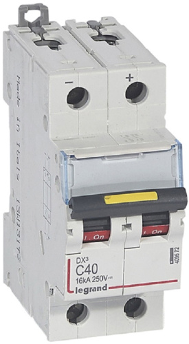 Выключатель автоматический Legrand DX3-E 10000 2п 40А C 16кА