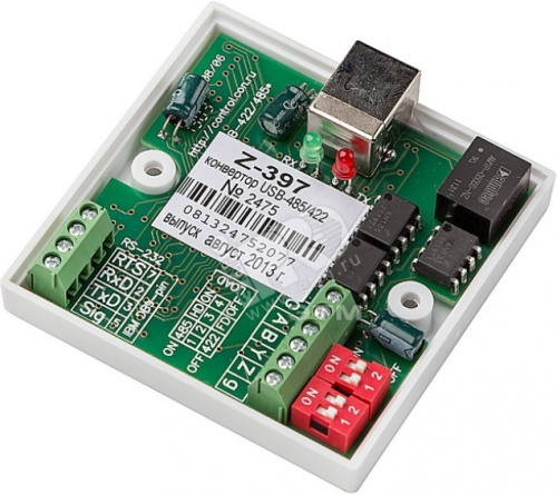Преобразователь интерфейсов Ironlogic Z-397 (мод. USB 422/485), IronLogic, купить, цена, доставка, безопасность Преобразователь интерфейсов Ironlogic Z-397 (мод. USB 422/485) IronLogic — купить по цене от | ПрофБезопасность