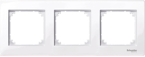 Рамка универсальная Schneider Electric Merten M-Plan 3-м. активно-белый Schneider Electric — купить по цене от 1&nbsp;872 ₽ | ПрофБезопасность