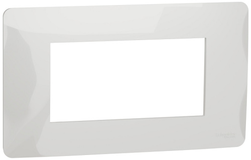 Рамка горизонтальная Schneider Electric Unica Modular 1-м. 4 мод. белый Schneider Electric — купить по цене от 450 ₽ | ПрофБезопасность