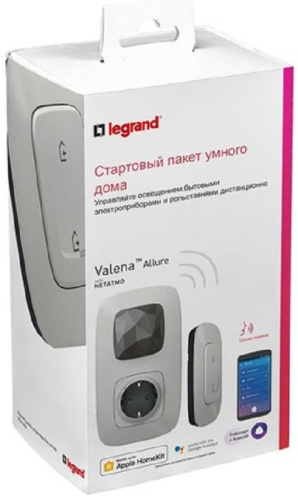 Стартовый Smart комплект умного дома Valena Allure Netatmo алюминий Legrand — купить по цене от 13&nbsp;011 ₽ | ПрофБезопасность