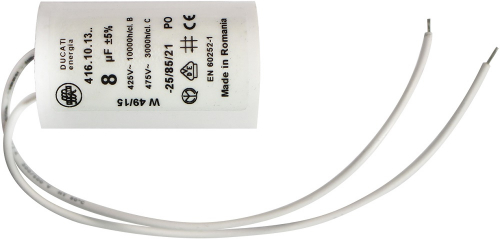 Конденсатор 8 мкФ с гибкими выводами (Came 119RIR291) картинка
