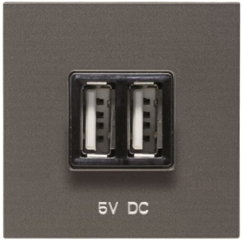 Розетка USB тип A+A без рамки ABB Niessen Zenit 1-м. 2 мод. 1500мА N2285 AN антрацит ABB — купить по цене от 4&nbsp;326 ₽ | ПрофБезопасность