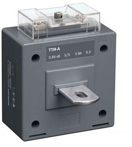 Трансформатор тока IEK ТТИ-40 600/5А 5ВА без шины класс точности 0.5 фото 2