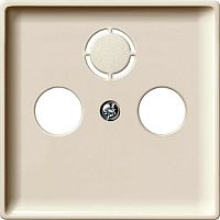 Лицевая панель Schneider Electric Merten Antique для 3-м. розетки TV+R+SAT бежевый