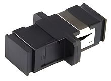 Адаптер оптический SC/UPC SM simplex (черный)