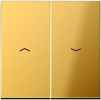 Лицевая панель Jung LS990 metal для 2-кл. выключателя жалюзи золото Jung — купить по цене от 31&nbsp;848 ₽ | ПрофБезопасность