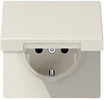 Розетка с заземлением без рамки Jung LS990 1-м. крышка шторки для IP44 бежевый Jung — купить по цене от 2&nbsp;870 ₽ | ПрофБезопасность